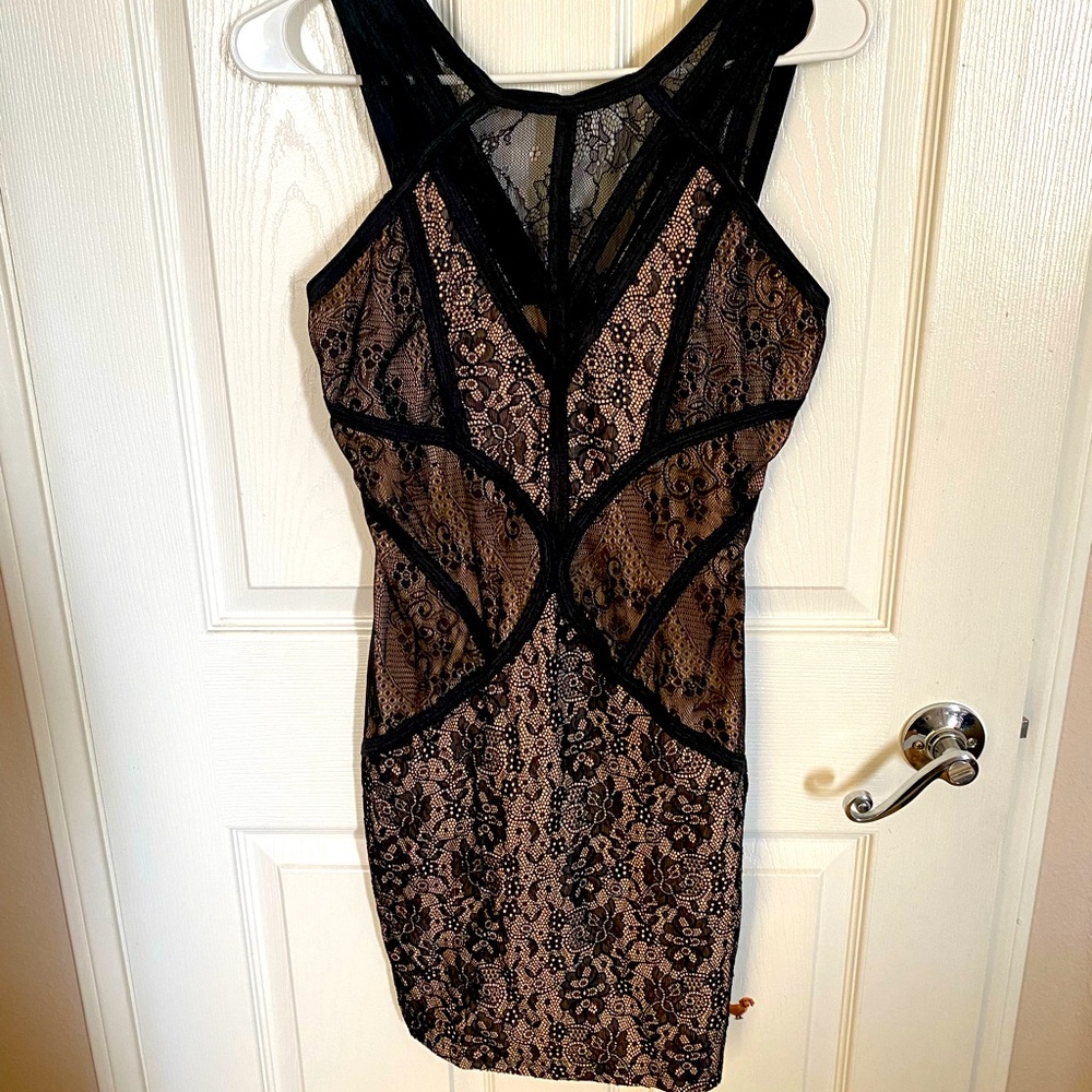 Black cocktail dress